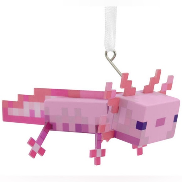 NIB! HALLMARK 2025 MINECRAFT AXOLOTL! YOUR FAV MINECRAFT CHARACTER!!! - Picture 3 of 8